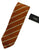 Drake's – Orange Repp Stripe Tie - PEURIST