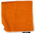 Drake's - Orange Linen/Cotton Pocket Square (NWOT)