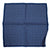 Drake's - Navy Wool Pocket Square w/Ancient Madder Print