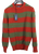 Darke's - Red & Green Rugby Stripe Cotton Sweater