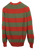 Darke's - Red & Green Rugby Stripe Cotton Sweater