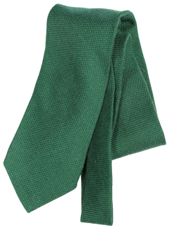 Drake's - Green Wool/Silk/Cashmere Knit Tie