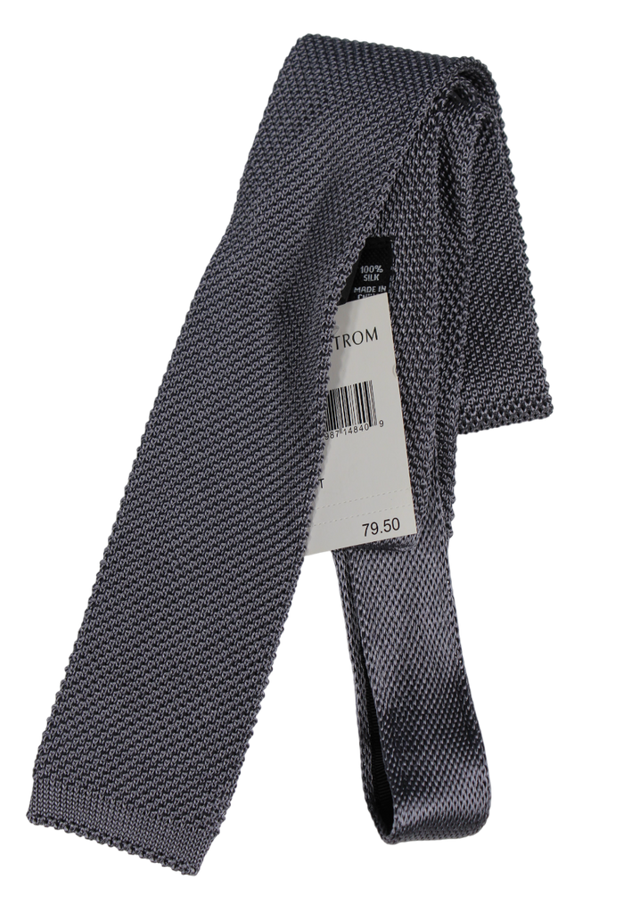 Nordstrom's - Gray Knit Silk Tie