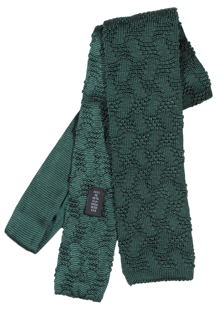 Uncommon Man – Emerald Green Silk Knit Tie