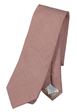 VTG - Suitsupply - Pink Linen/Wool/Silk Tie