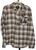 APC - Brown & Beige Plaid Cotton/Linen Overshirt