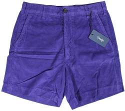 Drake's - Purple Cotton Corduroy Shorts