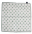 Drake's – Off-White Pocket Square w/Green Starfish Print (NWOT)