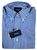 Drake's - Dark Blue Stripe Shirt w/Button-down Collar
