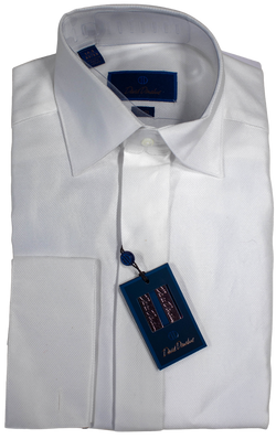 David Donahue - White Tuxedo Shirt w/French Cuffs [FS]