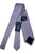 Drake's - Silver & Purple Square Pattern Silk Tie