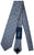 Drake's - Silk Tie w/Navy & Blue Crosshatch w/Polka Dots