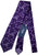 Drake's - Purple Silk Tie w/Bubble Pattern