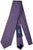 Drake's - Purple Silk Tie w/Geometric Pattern