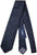 Drake's - Navy Silk Tie w/Polka Dot Pattern