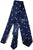 Drake's - Navy Grosgrain Silk Tie w/Polka Dots