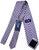 Drake's - Purple & White Gingham Check Tie