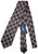 Drake's - Brown Silk Tie w/Gray Lattice Check