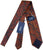 Drake's - Olive Silk Tie w/Orange & Purple Madder Pattern