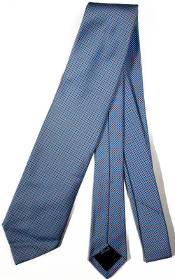 Drake's - Blue, Navy & Gray Micro-Diamond Tie