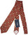 Drake's - Red Silk Tie w/Ancient Madder Print