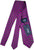 Drake's - Purple Silk Tie w/Green & Orange Madder Print