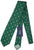 Drake's - Green Silk Tie w/Art Deco Print