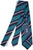 Drake's - Teal Silk tie w/Repp Stripe