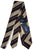 Drake's - Beige Silk Tie w/Brown Repp Stripe