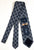 Drake's - Navy & Silver Mini-Houndstooth Tie w/Square Pattern