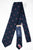 Drake's - Navy Grosgrain Silk Tie w/Pennant Pattern