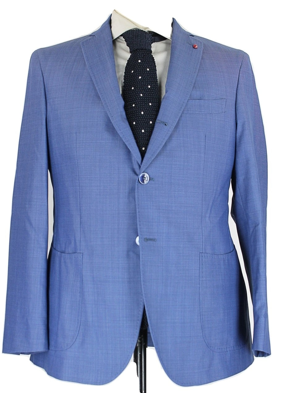 Fugato - Blue Lightweight Wool Suit