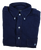 Drake's – Dark Blue Washed Cotton OCBD Shirt
