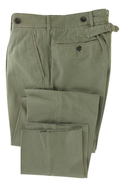 GX 1983 - Faded Green Cotton Pants - PEURIST