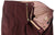 Equipage -Burgundy Textured Wool Crepe Pants - PEURIST