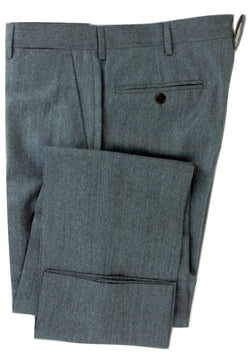 Equipage - Light Gray Flannel Wool/Cashmere Pants - PEURIST