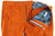 Equipage - Orange Wool Flannel Pants w/Welt Pockets - PEURIST