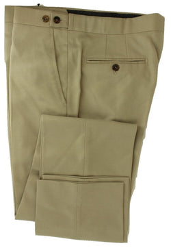 Equipage - Tan Wool Flannel Pants - PEURIST