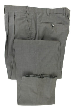 Covo & Covo Milano - Dark Charcoal Four Season Wool Pants, Double-Pleat - PEURIST