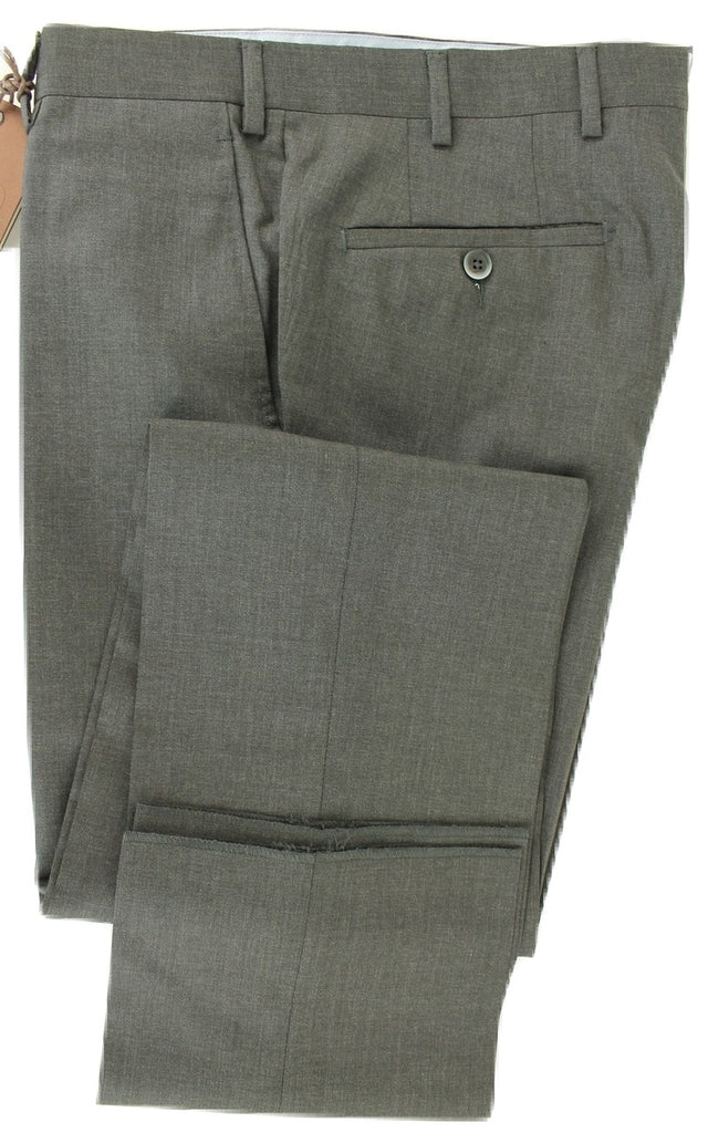 Vigano - Dark Charcoal Four Season Wool Pants - PEURIST