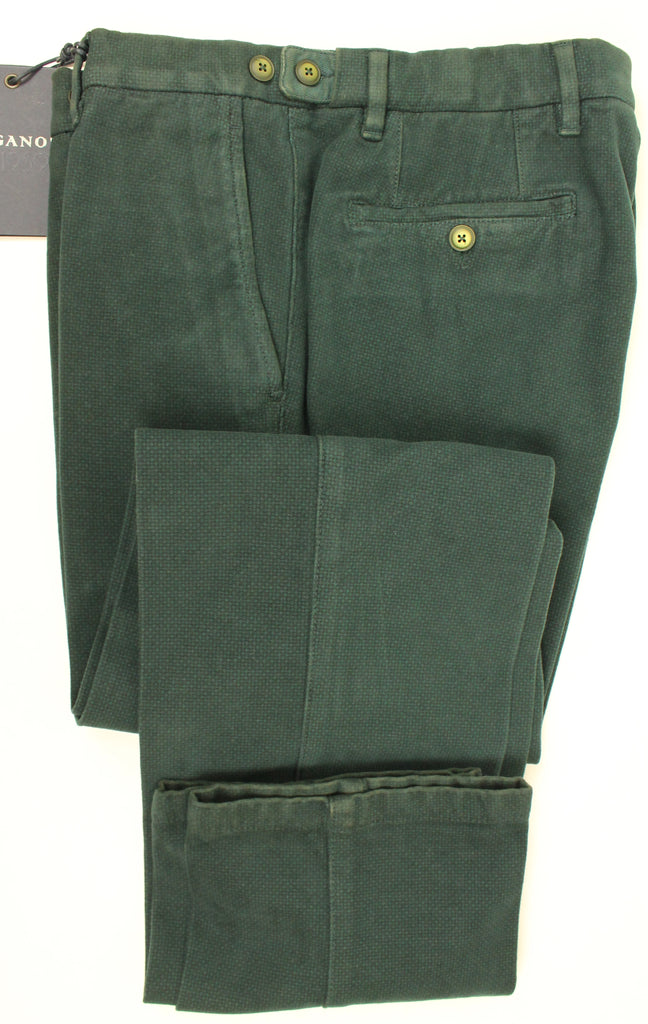 Vigano - Green Garment-Dyed Cotton Chinos - PEURIST