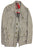 Isaia - Silver Wool/Linen Basketweave Field Jacket - PEURIST