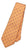 Kiton - Orange Geometric Silk Tie - PEURIST