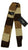 Drake's – Brown Color Blocked Wool/Cashmere Donegal Tweed Tie - PEURIST