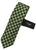 Drake's – Green, Black & Silver Crosshatch Tie - PEURIST