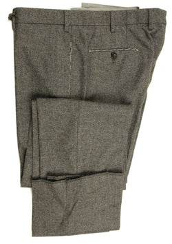 Vigano – Charcoal Wool Flannel Pants - PEURIST