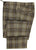 Vigano – Brown-Gray Exploded Plaid Wool Flannel Pants - PEURIST