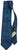 Paul Stuart – Blue Silk Tie w/Dark Blue & Red Madder Print - PEURIST