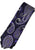 Paul Stuart – Black Silk Tie w/Purple & Silver Paisley Pattern - PEURIST