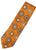 Paul Stuart – Orange Linen Tie w/Blue Madder Pattern - PEURIST